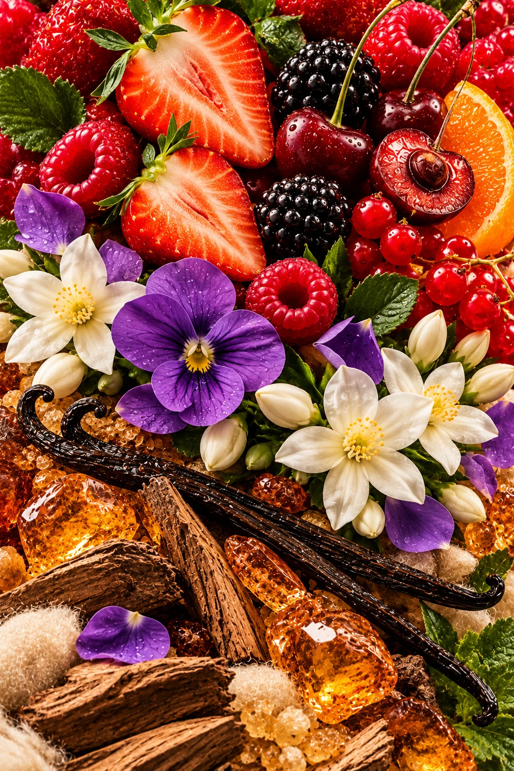 Notas olfativas da fragrância